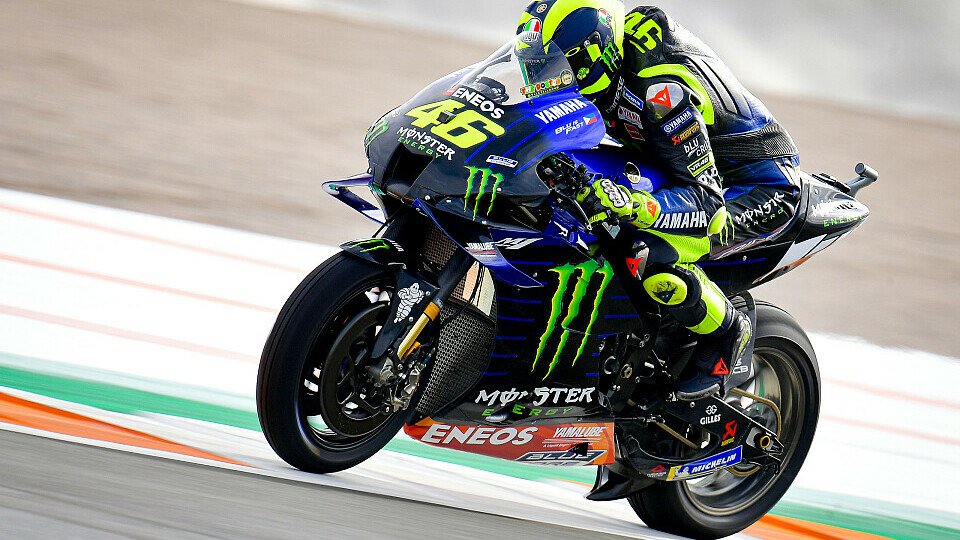 Valentino Rossi durfte nur für vier volle Runden Gas geben, Foto: MotoGP.com