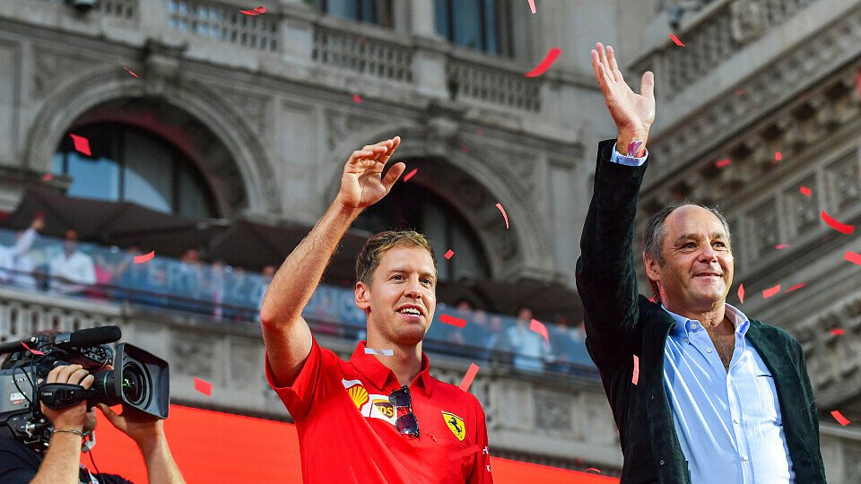 Kennen sich seit vielen Jahren bestens: Sebastian Vettel und DTM-Chef Gerhard Berger, Foto: LAT Images