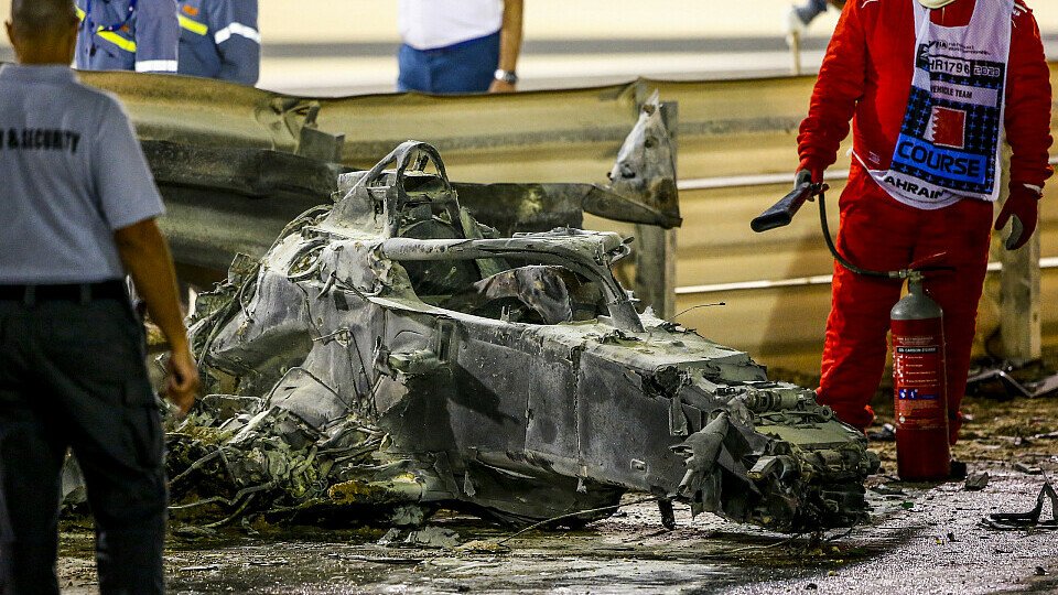 Bei Romain Grosjean Unfall griffen die Sicherheitsmechanismen der Formel 1, Foto: LAT Images