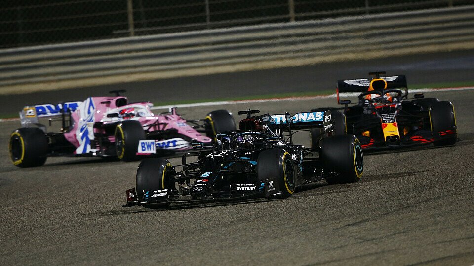 Lewis Hamilton hat beim Formel-1-Rennen in Bahrain seinen elften Saisonsieg gefeiert