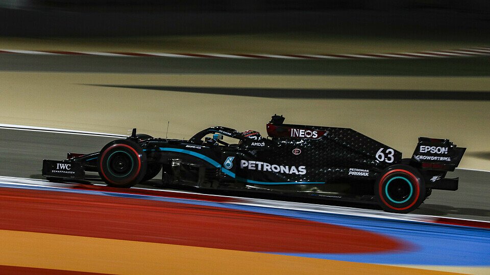 George Russell vertrat Formel-1-Weltmeister Lewis Hamilton am Freitag in Bahrain mit zwei Bestzeiten