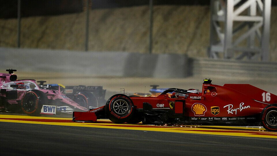 Charles Leclerc löste in Bahrain eine Kollision mit Sergio Perez aus