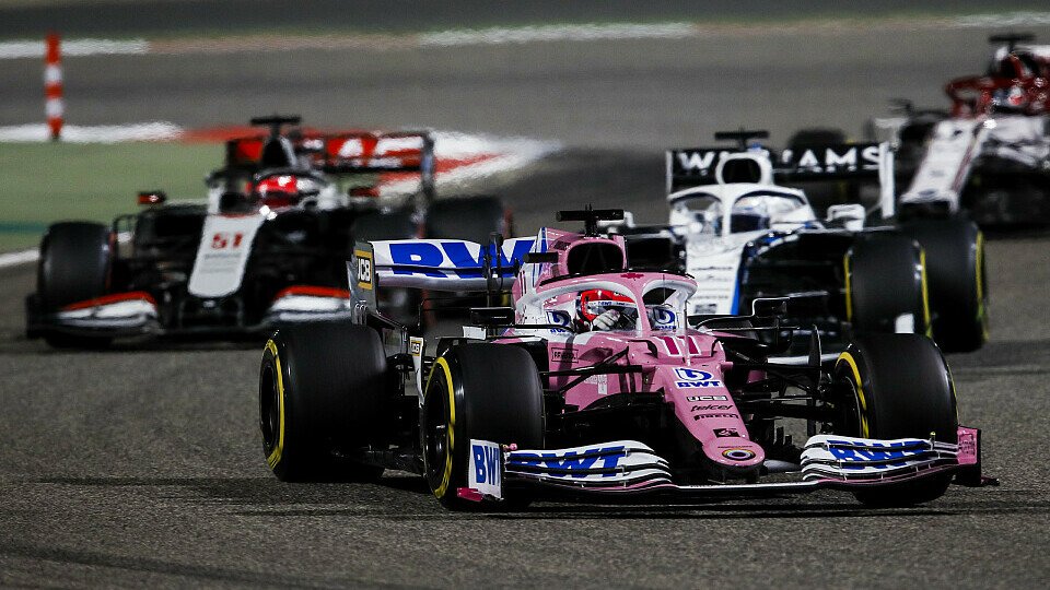 Racing-Point-Pilot Sergio Perez hat beim Sakhir GP in Bahrain seinen ersten Sieg in der Formel 1 gefeiert