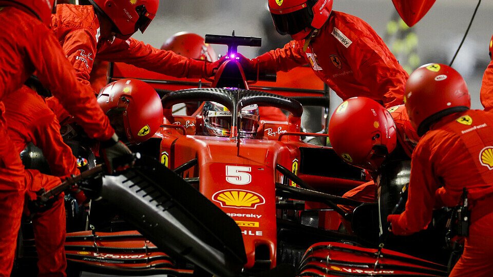 Ein langsamer Boxenstopp: Leider keine Seltenheit in diesem Jahr bei Ferrari