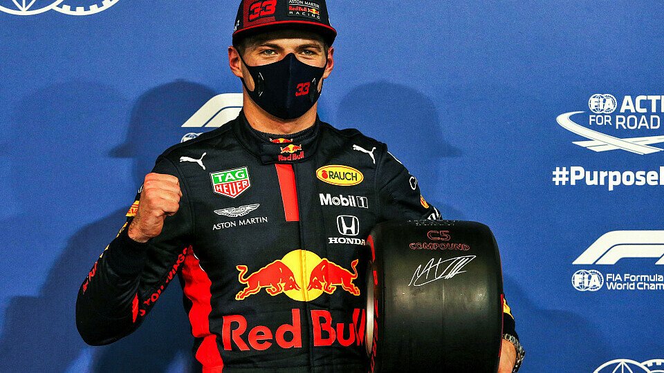 Max Verstappen fuhr im letzten Qualifying der Formel 1 2020 in Abu Dhabi auf die Pole Position