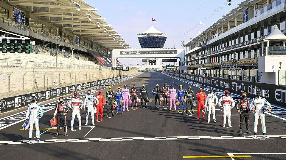 Wie sieht das Formel-1-Fahrerfoto (hier Abu Dhabi 2020) in der Saison 2022 aus?