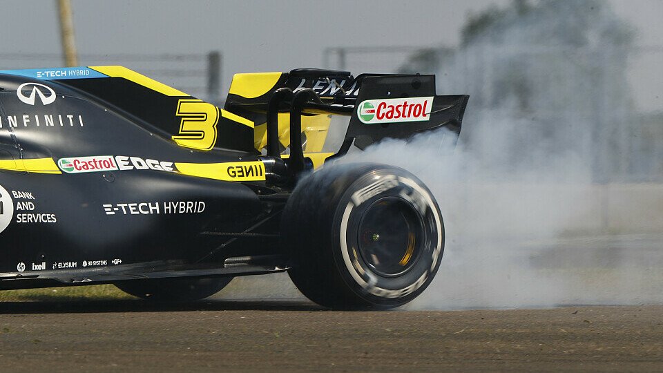 In der Formel 1 sorgen die Hinterräder für Vortrieb