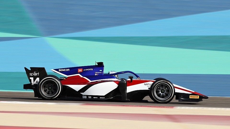 David Beckmann bestimmt am ersten Formel-2-Testtag das Tempo.