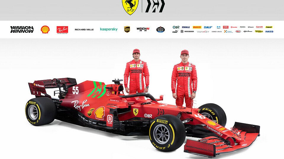 Ferrari präsentiert das neue Formel-1-Auto - und addiert grün