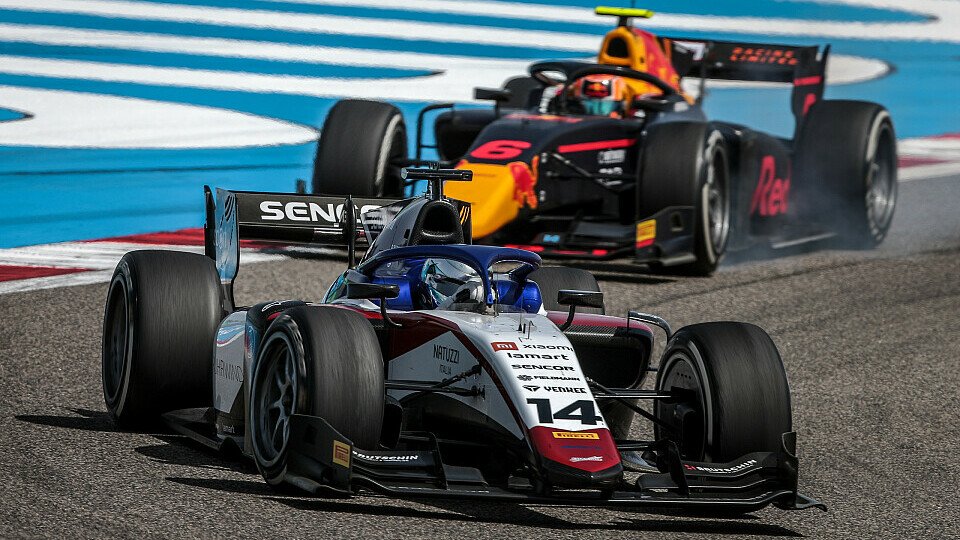 David Beckmann fuhr beim Saisonauftakt der Formel 2 in Bahrain auf das Podest