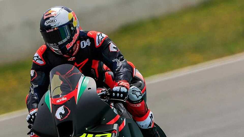 Andrea Dovizioso saß zum zweiten Mal auf der Aprilia RS-GP