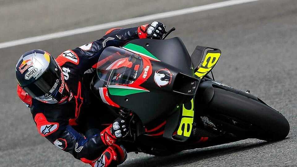 Andrea Dovizioso machte auf Aprilia eine gute Figur, Foto: MotoGP