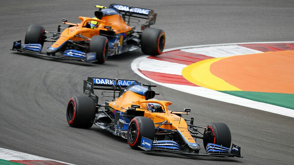 Norris und Ricciardo waren nur im ersten Qualifying-Teil gemeinsam auf der Strecke