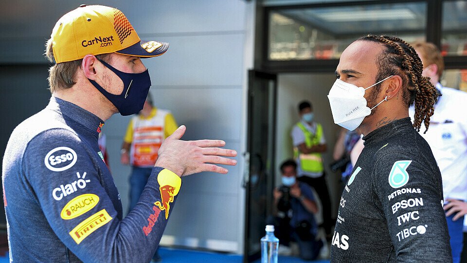 Lewis Hamilton sieht die Verantwortung für den schweren Unfall in Silverstone auch bei Max Verstappen, Foto: LAT Images