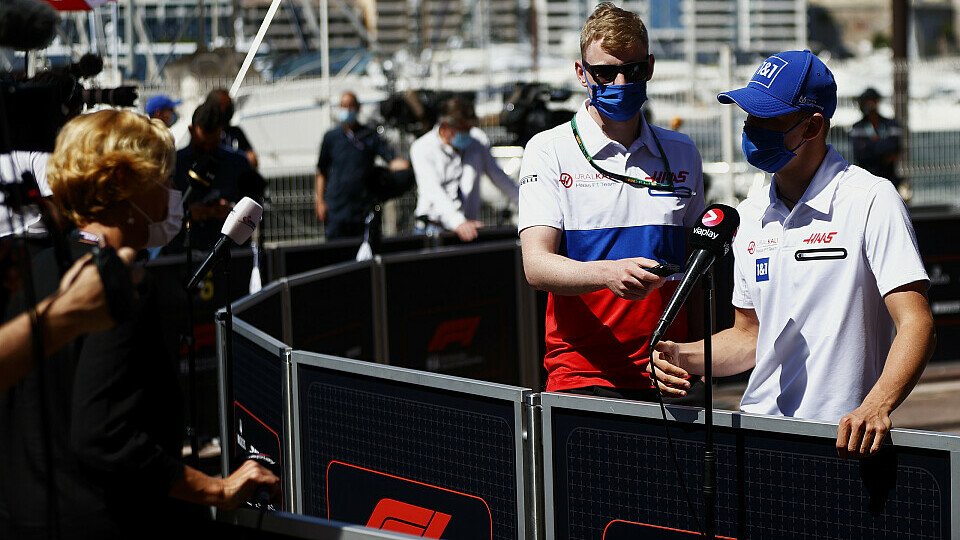 Mick Schumacher heute in Monaco beim Medien-Tag, Foto: LAT Images