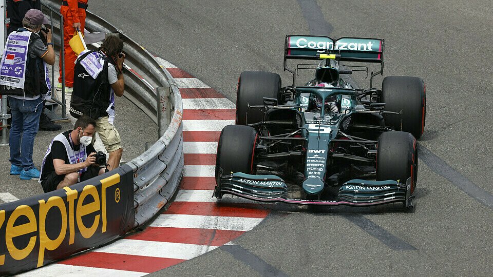 Sebastian Vettel fuhr in Monaco sein in der Formel 1 2021 bestes Qualifying mit Aston Martin, Foto: LAT Images