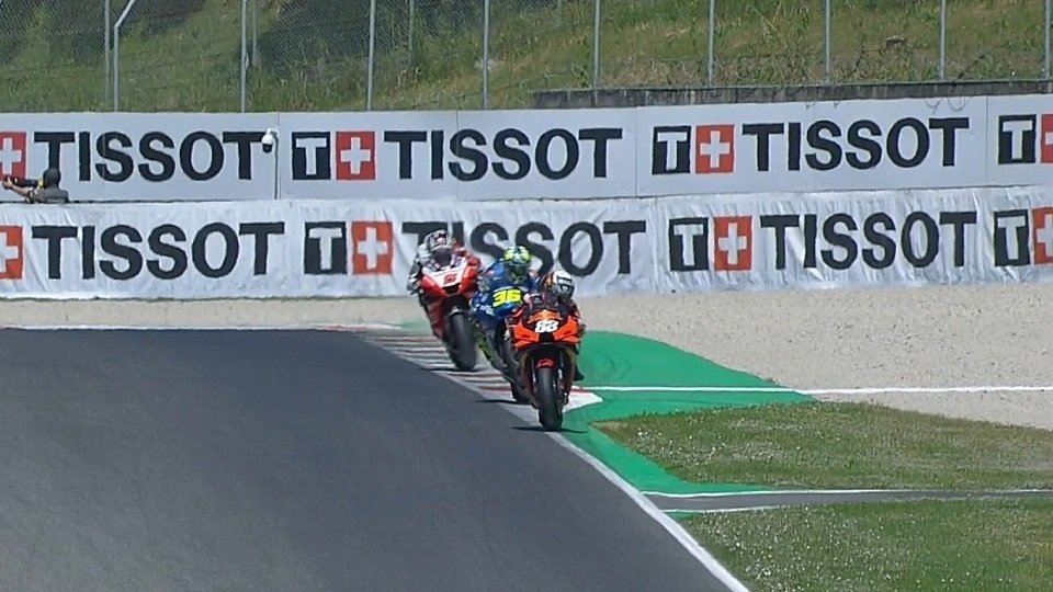 Hier überschritten Oliveira und Mir die Track-Limits, Foto: Screenshot/MotoGP