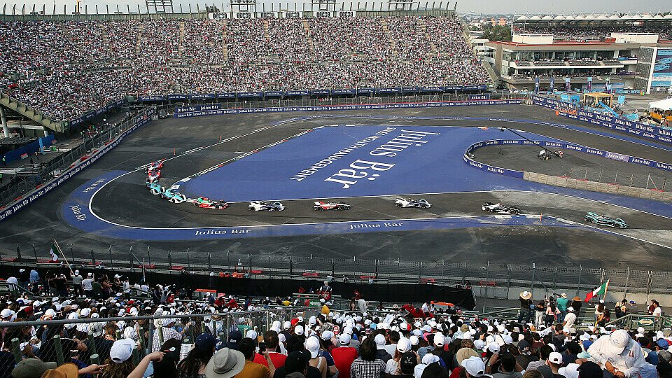 Kurz vor Corona: Volles Haus beim Formel-E-Rennen in Mexiko 2020, Foto: BMW Motorsport