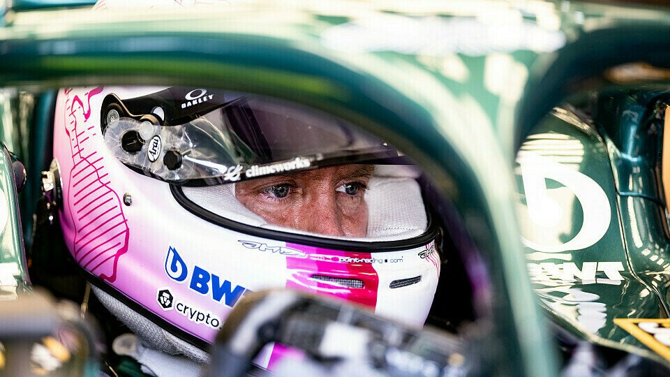 Aston-Martin-Pilot Sebastian Vettel kam in den Formel-1-Trainings in Frankreich auf keinen grünen Zweig