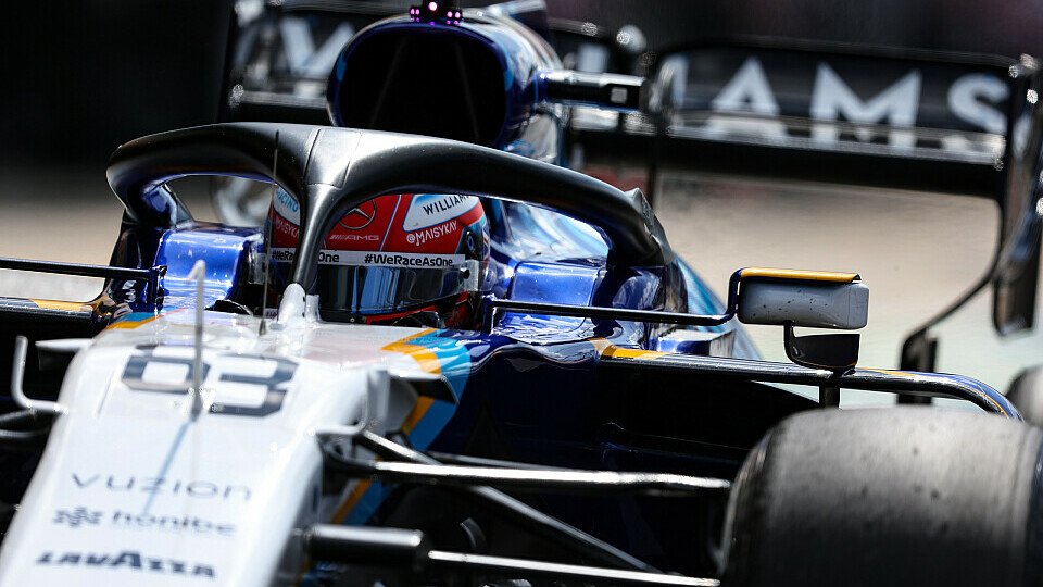 Williams-Pilot George Russell fuhr im Formel-1-Qualifying in Silverstone sensationell auf Startplatz acht, Foto: LAT Images