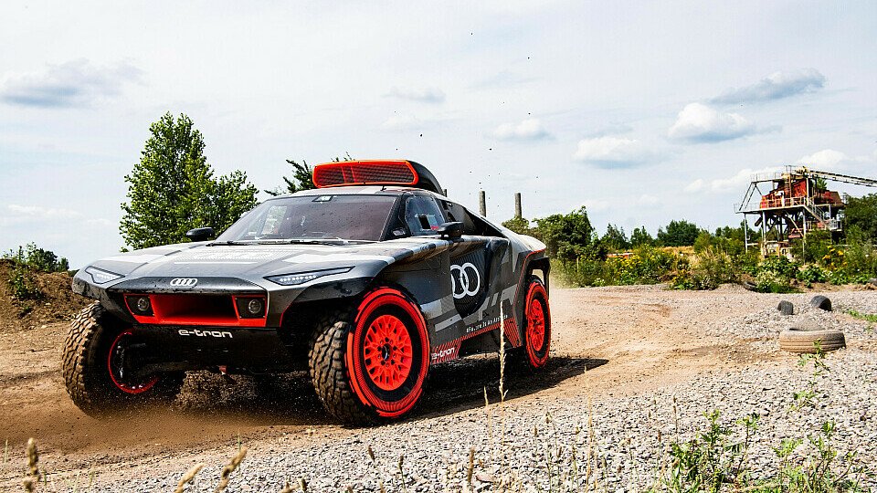 So sieht der neue Dakar-Einsatzwagen von Audi aus.