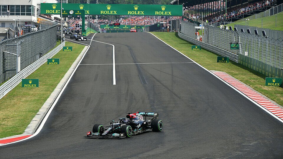 Lewis Hamilton startete ganz alleine aus der Startaufstellung
