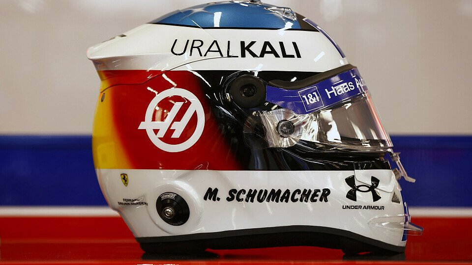 Mick Schumacher könnte sich an das Helmdesign von Vater Michael Schumacher gewöhnen, Foto: Haas F1 Team