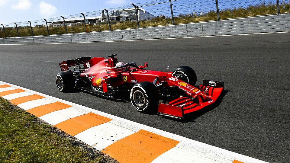 Ferrari-Pilot Charles Leclerc markierte im 2. Freien Training der Formel 1 in Zandvoort die Bestzeit