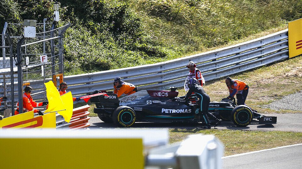 Heute gingen in Zandvoort zwei Mercedes-Motoren kaputt, auch bei Lewis Hamilton