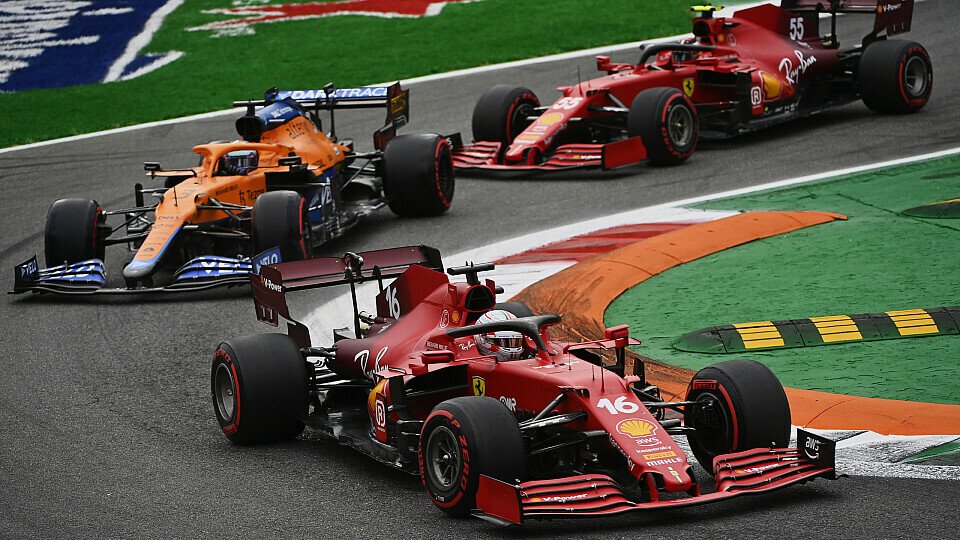 Ferrari konnte beim Heimrennen in Monza nicht das Tempo von McLaren mitgehen, Foto: LAT Images