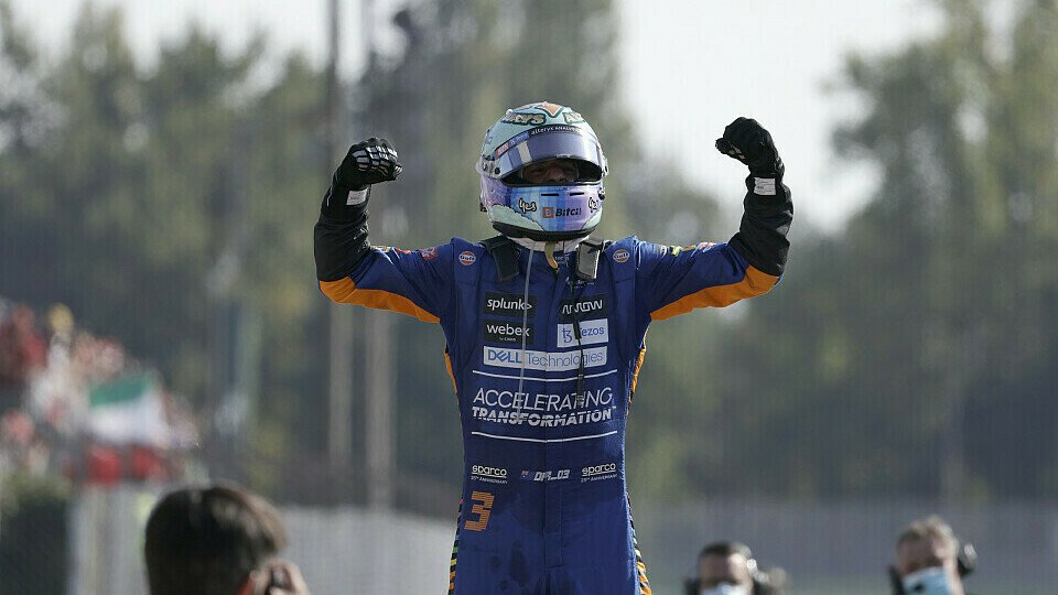Daniel Ricciardo konnte am Sonntag in Monza seinen zehnten Sieg in der Formel 1 feiern, Foto: LAT Images