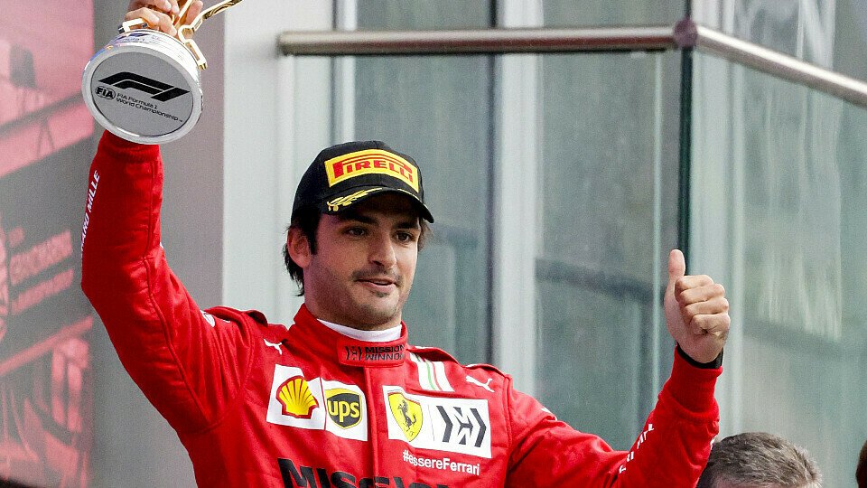Carlos Sainz erlebte in Russland sein bislang bestes Wochenende als Ferrari-Fahrer, Foto: LAT Images