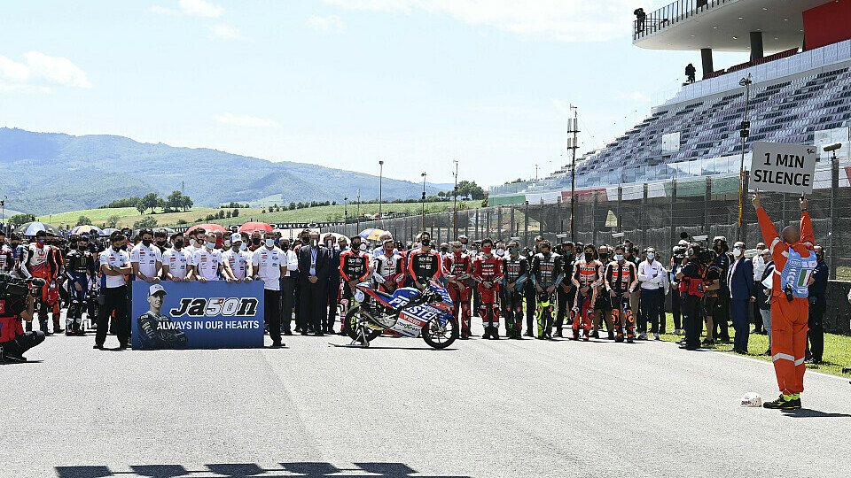 In Mugello gedachten die MotoGP-Stars dem verstorbenen Jason Dupasquier, Foto: LAT Images
