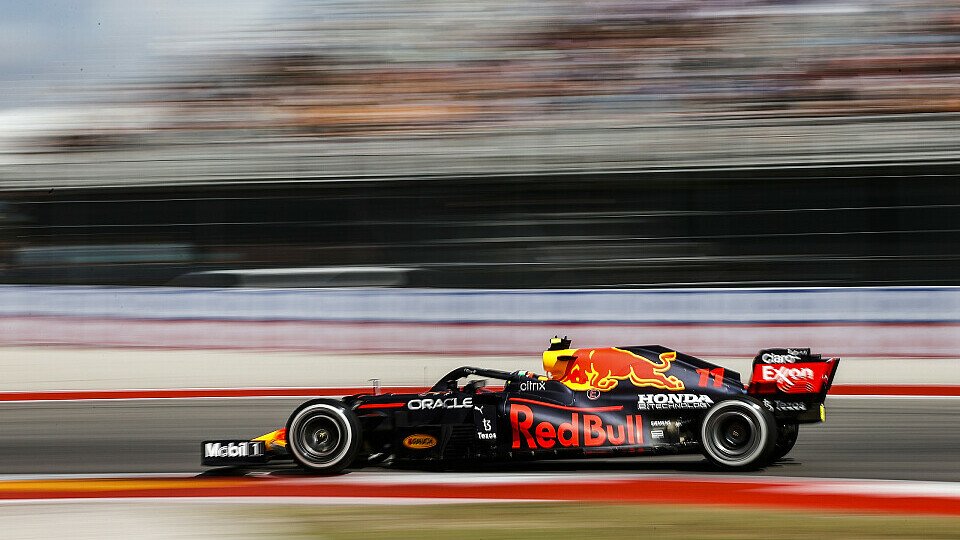Sergio Perez sicherte Red Bull im 2. Freien Training der Formel 1 in den USA die Bestzeit