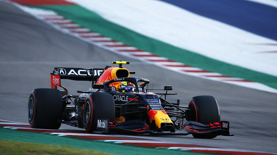 Red-Bull-Pilot Sergio Perez fuhr auch im 3. Freien Training der Formel 1 in den USA die Bestzeit, Foto: Red Bull