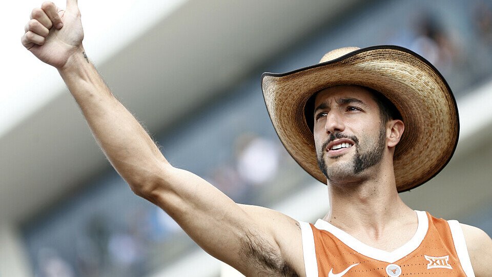 Daniel Ricciardo darf nicht nur Texas feiern, sondern auch seine eigene Leistung, Foto: LAT Images