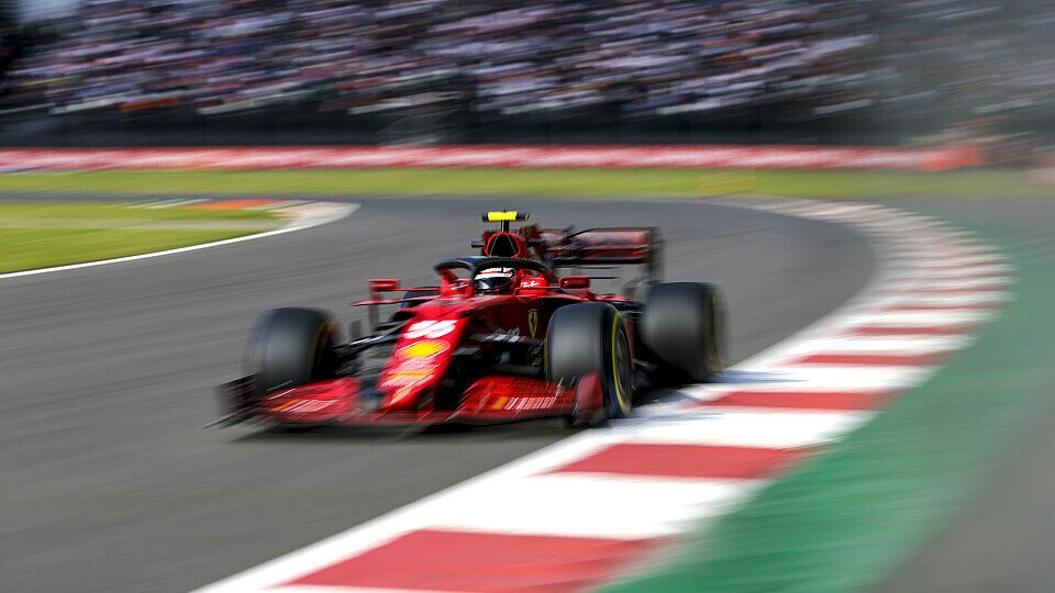 Carlos Sainz war mit der Ferrari-Frühform in Mexiko längst nicht zufrieden, Foto: LAT Images