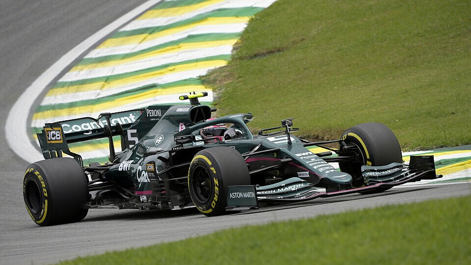 Sebastian Vettel konnte im Brasilien-Qualifying nicht mithalten