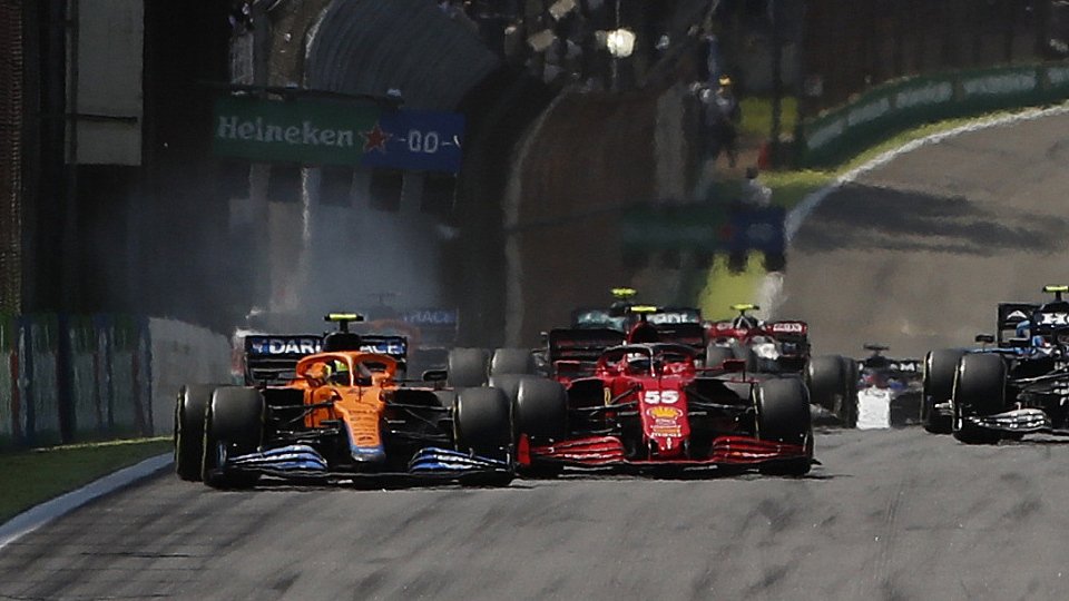 Kollision zwischen Sainz und Norris: McLaren ließ in Mexiko & Brasilien viele Punkte liegen., Foto: LAT Images