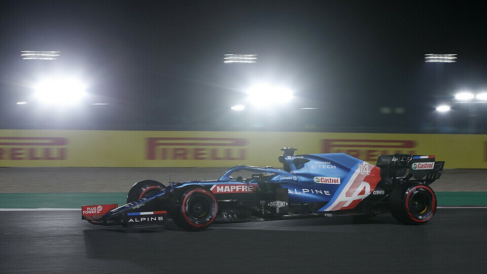 Fernando Alonso startet beim Formel-1-Rennen in Katar am Sonntag von Startplatz fünf