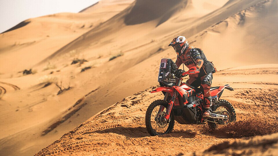 Danilo Petrucci beeindruckt bei der Rallye Dakar, Foto: Red Bull