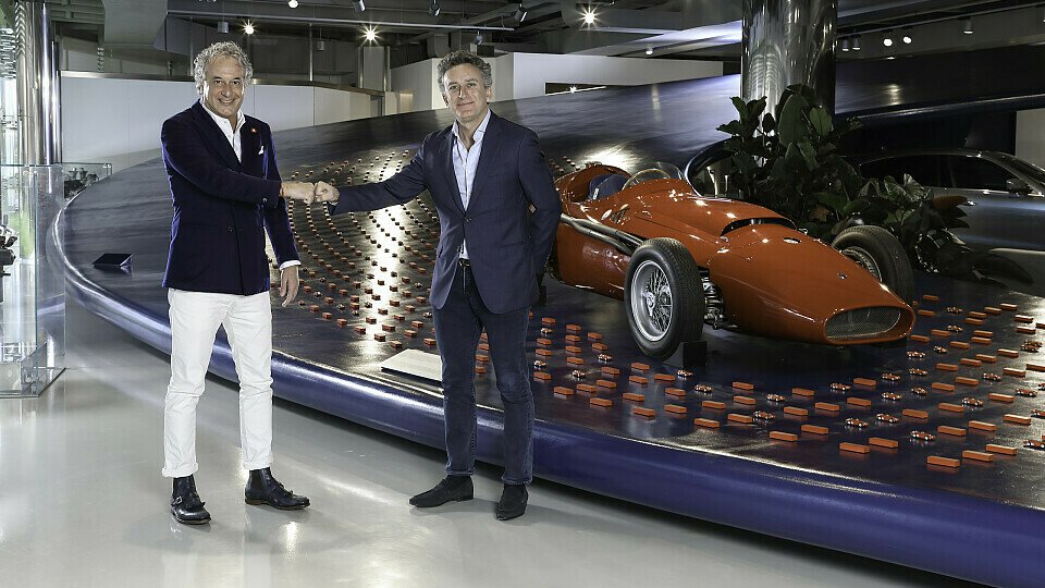 Maserati-CEO Davide Grosso mit Formel-E-Boss Alejandro Agag, Foto: Formel E