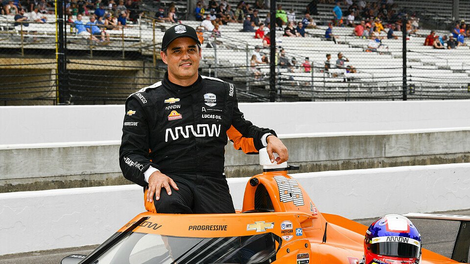 Juan Pablo Montoya startete schon 2021 für Arrow McLaren in Indianapolis, Foto: LAT Images