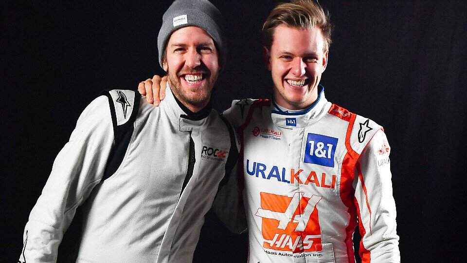 Mick Schumacher und Sebastian Vettel treten gemeinsam beim Nations Cup an, Foto: LAT Images