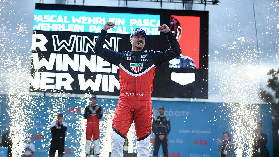 Porsche und Pascal Wehrlein feiern ersten Formel-E-Sieg in Mexiko, Foto: LAT Images