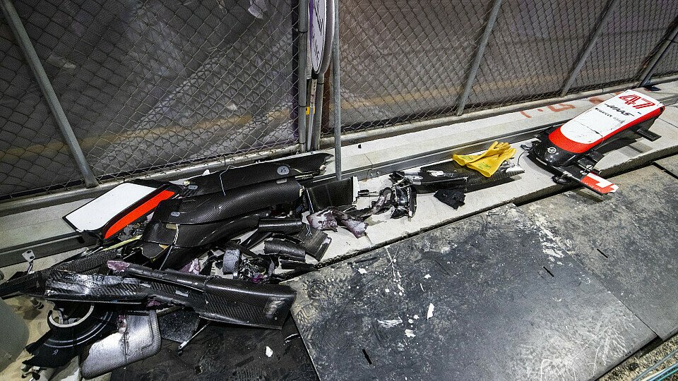 Die Ersatzteile sind bei Haas nach Schumachers Dschidda-Crash knapp, Foto: LAT Images