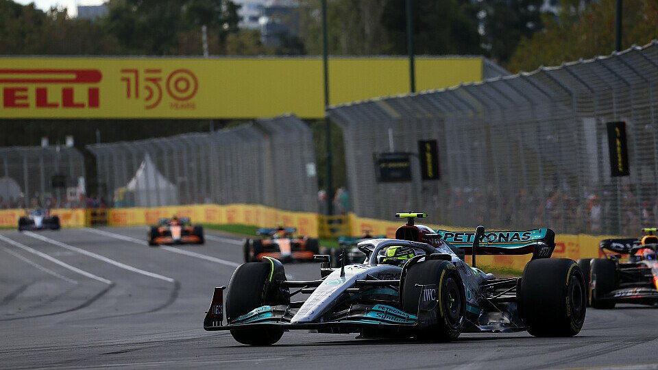 Hamilton und Mercedes konnten am Sonntag in Melbourne einige Punkte sammeln