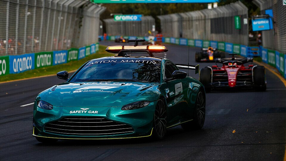 Der Aston Martin Vantage zog Down Under den Unmut der Formel-1-Fahrer auf sich, Foto: LAT Images