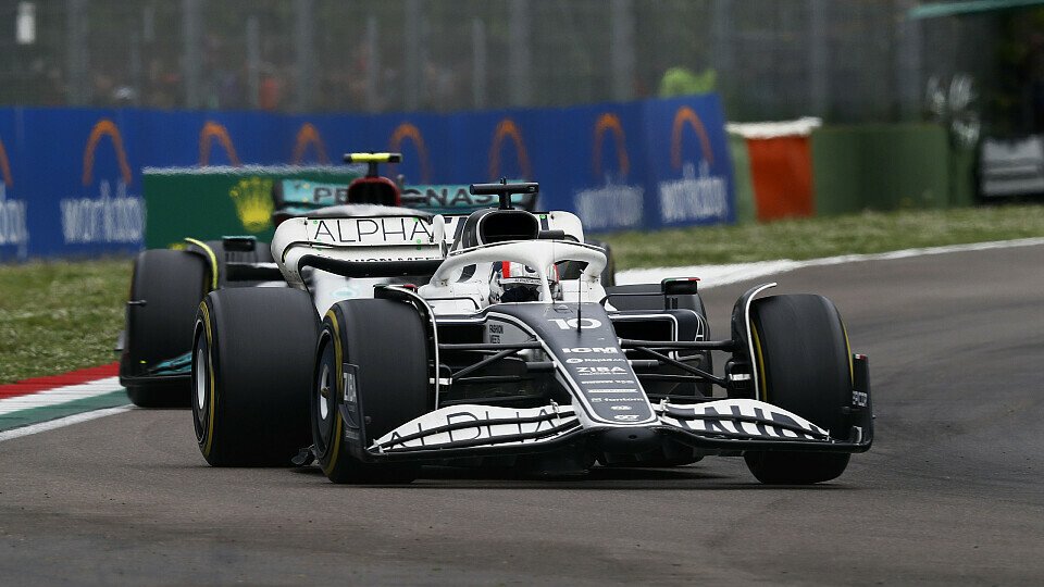 Pierre Gasly ließ Lewis Hamilton im Rennen von Imola keine Chance