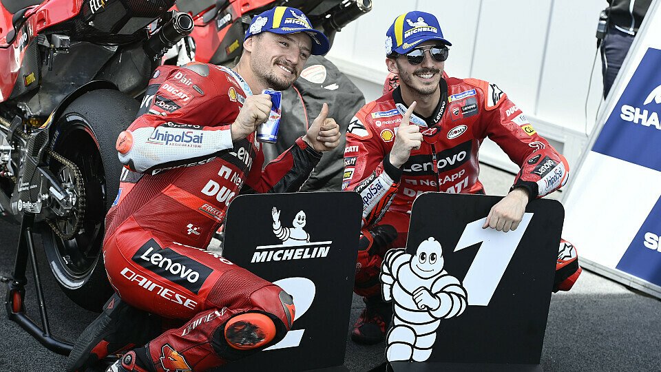 Ducati erzielte in Frankreich eine Doppel-Pole, Foto: LAT Images